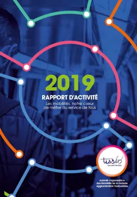 Couverture du rapport d'activité de Tisséo Collectivités 2019 (Agrandir l'image - fenêtre modale)