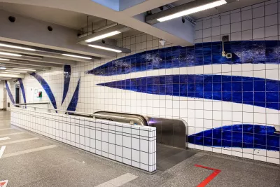 Photo de l'œuvre d'art station Arènes ligne A du métro (Agrandir l'image - fenêtre modale)